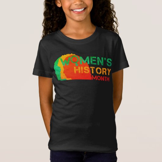 GESCHIEDENIS VAN VROUWEN T-SHIRT (Voorkant)