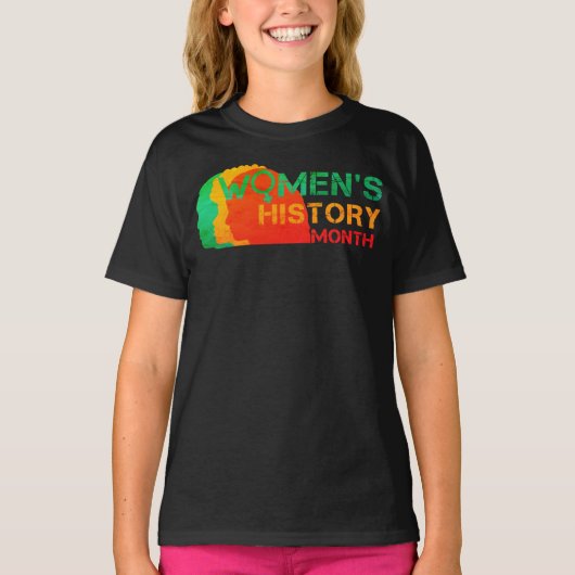 GESCHIEDENIS VAN VROUWEN T-SHIRT (Voorkant)