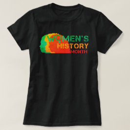 GESCHIEDENIS VAN VROUWEN T-SHIRT
