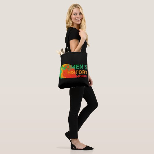 GESCHIEDENIS VAN VROUWEN TOTE BAG (Op model)