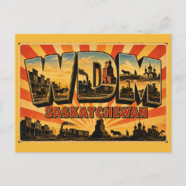 Geschiedenis van WDM-pioniers Saskatchewan Museum Briefkaart