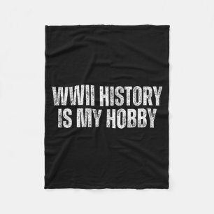 Geschiedenis van WOII I Wereldoorlog 2 Fleece Deken