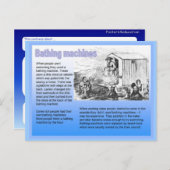 Geschiedenis, Victoriaans, Zwemmachines Briefkaart (Voorkant / Achterkant)