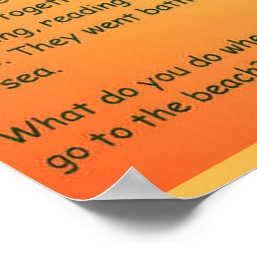 Geschiedenis, Victorianen, 19e eeuw, strand Poster (Hoek)