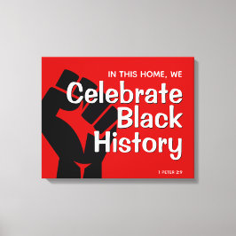 GESCHIEDENIS VOOR AANGEWEZEN CELEBRAAT CANVAS AFDRUK