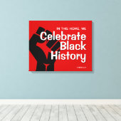 GESCHIEDENIS VOOR AANGEWEZEN CELEBRAAT CANVAS AFDRUK (Insitu (Houten vloer))