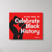 GESCHIEDENIS VOOR AANGEWEZEN CELEBRAAT CANVAS AFDRUK (Voorkant)