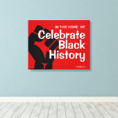 GESCHIEDENIS VOOR AANGEWEZEN CELEBRAAT CANVAS AFDRUK (Insitu (Houten vloer))