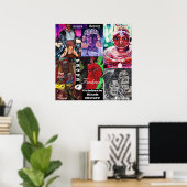 GESCHIEDENIS VOOR CELEBRATE BLACK poster (Thuiskantoor)