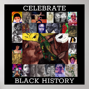 GESCHIEDENIS VOOR CELEBRATE BLACK poster