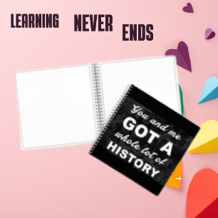Geschiedenis Vriend Geheugen Aangepaste prijsschet Notitieboek