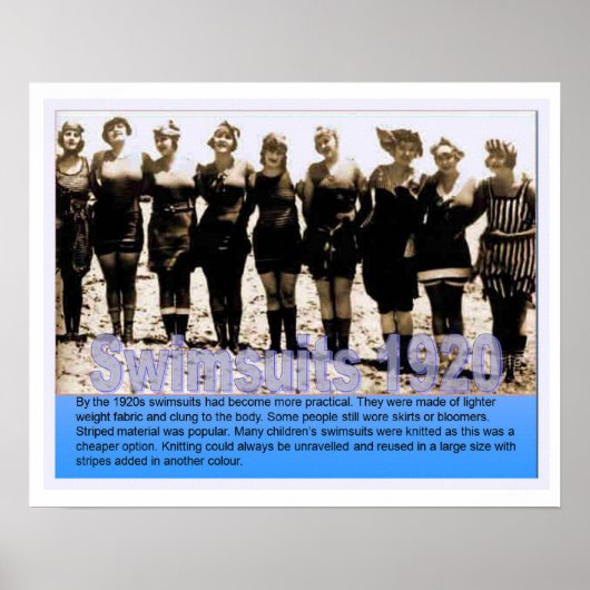 Geschiedenis, Zeesoorten, Zwimpakken in 1920 Poster (Voorkant)