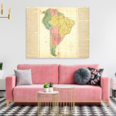 Geschiedenis Zuid-Amerika Canvas Afdruk (Insitu (Woonkamer))