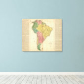 Geschiedenis Zuid-Amerika Canvas Afdruk (Insitu (Houten vloer))