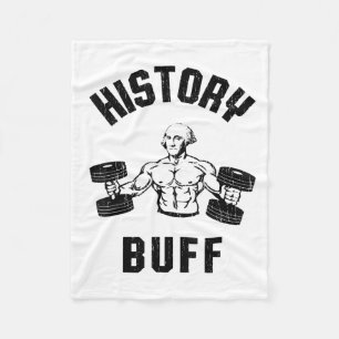 Geschiedenisbuffel grappige George Washington-work Fleece Deken