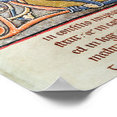 Geschiedeniseerd initiaal B, waarin koning David w Poster (Hoek)