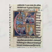 Geschiedeniseerd initiaal "C" met Conrad III-afbee Briefkaart (Voorkant)