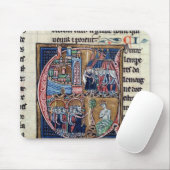 Geschiedeniseerd initiaal "C" met Conrad III-afbee Muismat (Met muis)