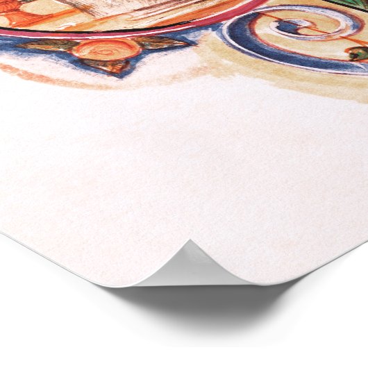 Geschiedeniseerd initiaal "D" waarin een apotheker Poster (Hoek)