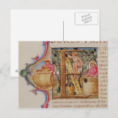 Geschiedeniseerd initiaal "E" voor het afschildere Briefkaart (Voorkant / Achterkant)