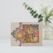 Geschiedeniseerd initiaal "E" voor het afschildere Briefkaart (Staand voorkant)