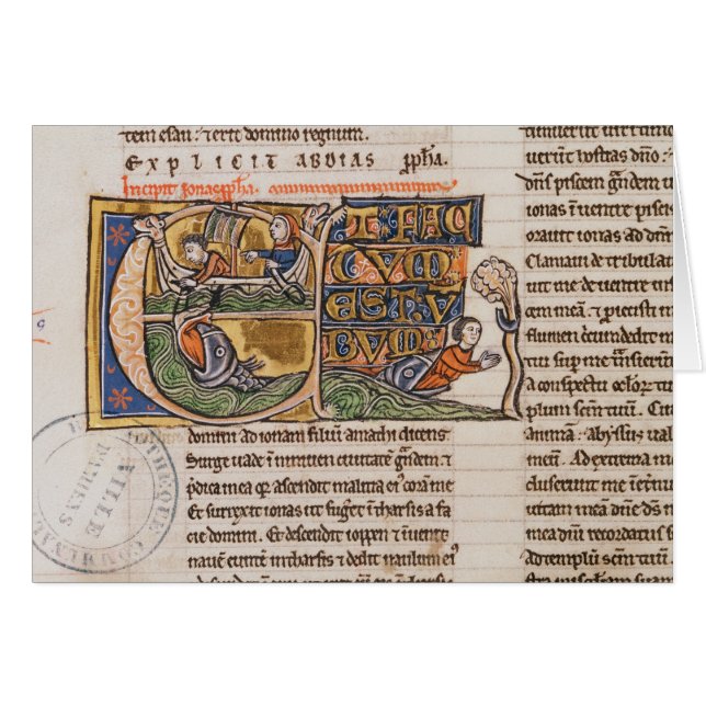 Geschiedeniseerd initiaal "E" waarin Jonah wordt a (Voorkant Horizontaal)