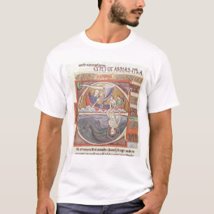 Geschiedeniseerd initiaal "E" waarin Jonah wordt a T-shirt