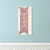 Geschiedeniseerd initiaal "I" Canvas Afdruk (Insitu (Houten vloer))