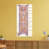 Geschiedeniseerd initiaal "I" Canvas Afdruk (Insitu (Woonkamer))