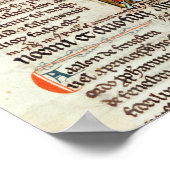 Geschiedeniseerd initiaal "I" waarin Ruth wordt af Poster (Hoek)