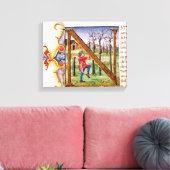 Geschiedeniseerd Initiaal "N" Canvas Afdruk (Insitu (Woonkamer))