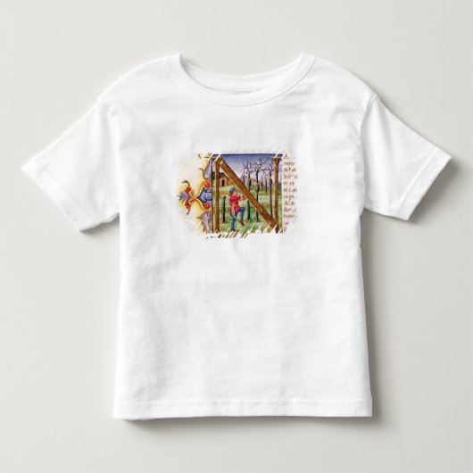 Geschiedeniseerd Initiaal "N" Kinder Shirts (Voorkant)