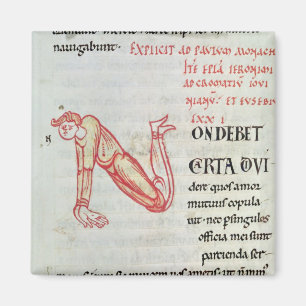 Geschiedeniseerd initiaal "N" Magneet