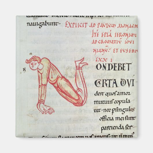 Geschiedeniseerd initiaal "N" Magneet (Voorkant)