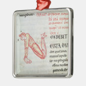 Geschiedeniseerd initiaal "N" Metalen Ornament (Links)