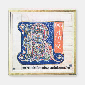 Geschiedeniseerd initiaal "R" 2 Magneet (Voorkant)