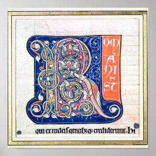 Geschiedeniseerd initiaal "R" 2 Poster
