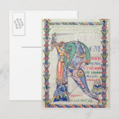 Geschiedeniseerd initiaal "R" Briefkaart (Voorkant / Achterkant)