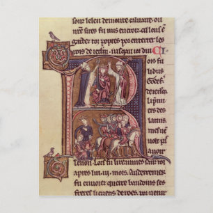 Geschiedeniseerd initiaal "R" Briefkaart