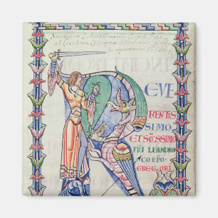 Geschiedeniseerd initiaal "R" Magneet