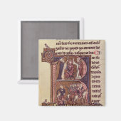 Geschiedeniseerd initiaal "R" Magneet (Voorkant / Achterkant)