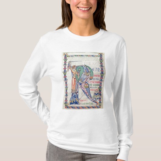 Geschiedeniseerd initiaal "R" T-shirt (Voorkant)