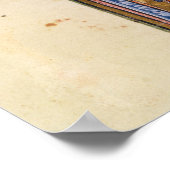 Geschiedeniseerd initiaal "R" waarin de sultan wor Poster (Hoek)