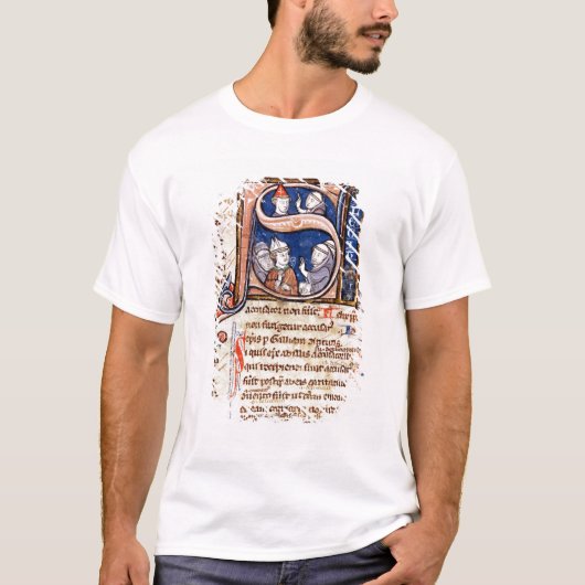 Geschiedeniseerd initiaal 'S' met afbeelding van p T-shirt (Voorkant)
