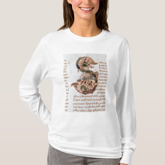Geschiedeniseerd initiaal 'S' T-shirt (Voorkant)