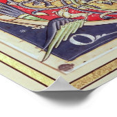 Geschiedeniseerd initiaal "U" Poster (Hoek)