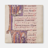 Geschiedeniseerde initialen "P" Magneet (Voorkant)