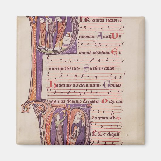 Geschiedeniseerde initialen "P" Magneet (Voorkant)