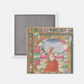 Geschiedeniseerde letter "E" met afbeelding van ko Magneet (Voorkant / Achterkant)