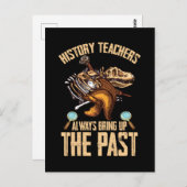 geschiedenisleraar Dinosaurs Funny Historian Briefkaart (Voorkant / Achterkant)